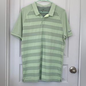 Men’s Mint Green Nike Golf Polo, Size M